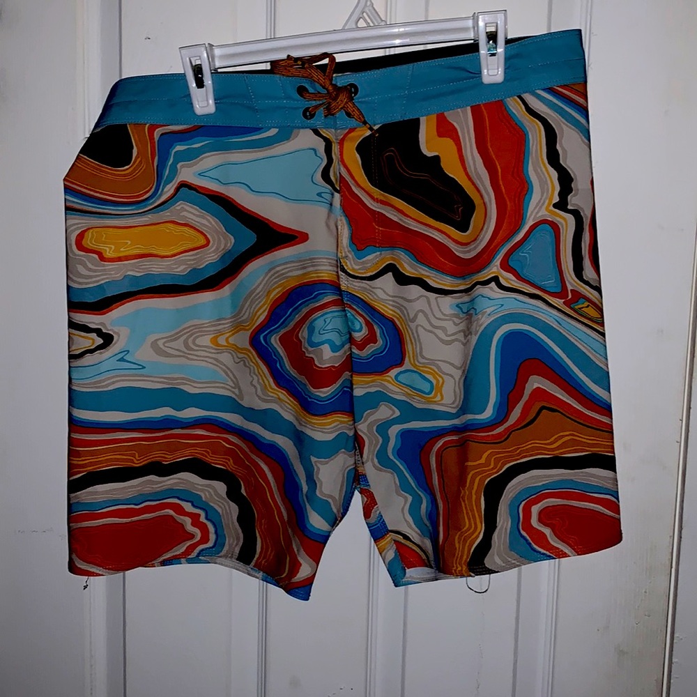 billabong air light Sundays shorts size 36 multicolored 88%polyester 12%elastane